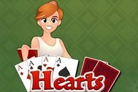 Jocul de cărți Hearts clasic pentru 4 jucători contra 3 adversari virtuali