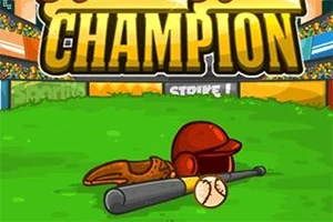 Minge de baseball, bâtă, mănușă și cască așezate pe un teren verde, cu tribune colorate în fundal