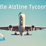Un avion în zbor pe cer albastru cu o însoțitoare de bord salutând în partea stângă