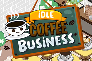 Tabel cu design de cafea zâmbitoare și text colorat pe o tablă în stil de desen animat într-o cafenea