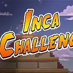 Textul Inca Challenge suprapus peste un fundal cu un templu în stil incaș și simboluri decorative