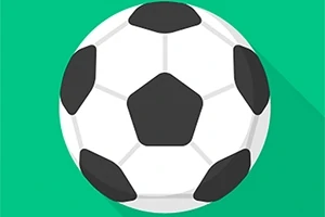 Minge de fotbal alb-negru pe un fundal verde