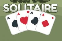 Câștigă Solitaire prin mutarea tuturor cărților pe grămezile de fundație