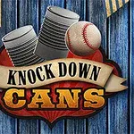 Doze metalice și o minge de baseball pe un fundal de lemn cu text pe o panglică decorativă