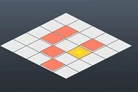 Adună toate stelele stivuind plăcile în acest puzzle colorat