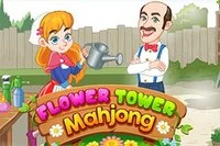 Elimină toate piesele de flori suprapuse în acest joc Mahjong Tower