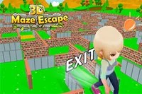 Maze Escape 3D este un joc online gratuit pentru băieți cu tema un labirint