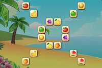 Ajută maimuța să elimine toate fructele în acest puzzle Mahjong Connect