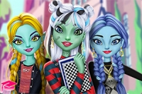 Eliberează-ți stilistul interior cu jocul de îmbrăcat Monster Girls High