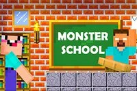 Bine ai venit la școala Minecraft, cu eroi ca Noob, Enderman, Herobrine și