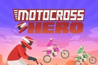 Cu motocicleta de motocross prin deșert în acest joc palpitant MX