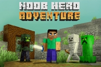Noob Hero trebuie să lupte împotriva monștrilor răi: schelete, zombi și