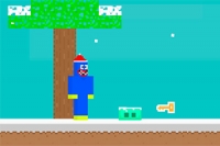 Joc de aventură distractiv cu Noob Huggy Winter