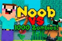 Bine ai venit la Noob vs 1000 Zombies!