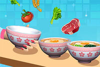 Jocul Noodle Stack Runner este un parkour distractiv