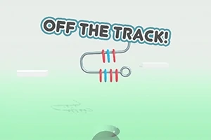 Textul „OFF THE TRACK!
