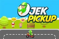Joacă rolul unui șofer de motocicletă Ojek