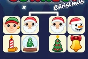 Icoane festive cu personaje de Crăciun, inclusiv Moș Crăciun, un om de zăpadă, un spiriduș, o lumânare, un glob de zăpadă, un brad, și un clopoțel