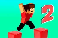 Reîntoarce-te la un mediu periculos în Parkour Block 2