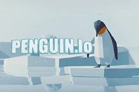 Controlează pinguinul și alunecă pe deal pentru a împinge alți pinguini de