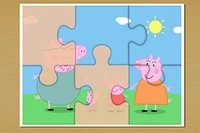 Peppa Pig Jigsaw Puzzle este un joc de puzzle cu Peppa Pig în trei niveluri de