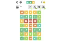 Joc de puzzle pe tablă unde muți piesele pentru a conecta 4 de aceeași