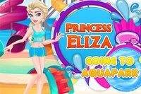Stilizează pe Eliza pentru distracția la aquaparc