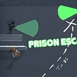Doi gardieni animati cu lanterne urmăresc un prizonier pe o stradă întunecată, cu textul Prison Escape deasupra