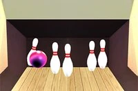 Poziționează bila de bowling
