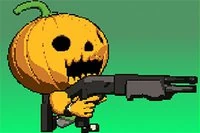 Trage cât mai multe păpuși în acest shooter de sus plin de dovleci!