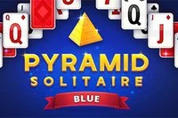 Intră în lumea numerelor cu Pyramid Solitaire Blue!