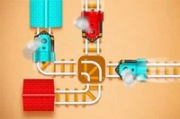 Puzzle-ul Rail Maze este un joc clasic de labirint pentru copii și adulți cu