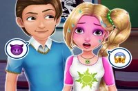 Ajut-o pe Rapunzel să se distragă în timpul unui film de groază