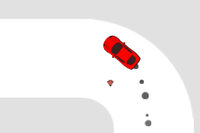 Simte adrenalina în timp ce derapezi pe piste nesfârșite în Red Car, jocul