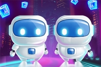 Poți ajuta Robo Bros să colecteze cât mai multe holo-cuburi, evitând