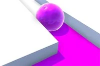 Colorează platformele cu stilul tău în Roller Splat!