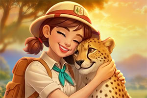 Bucură-te de o aventură Mahjong într-un safari însorit