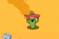 Ajută-l pe Saguaro, un cactus mexican, să alerge fără să lovească