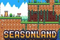 SeasonLand este un joc clasic de platformă 2D cu pixel art