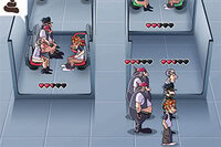 Administrează cea mai haotică toaletă din Sochi și ajută clienții