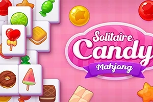 Piese de mahjong cu imagini de dulciuri pe un fundal roz