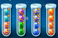 Sortarea decorațiunilor de Crăciun este un puzzle de iarnă confortabil în