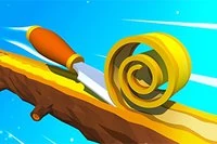Lopătează lemnul și creează spirale perfecte în acest joc online captivant