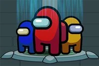 Este un joc de puzzle simplu cu 4 personaje diferite din Among Us