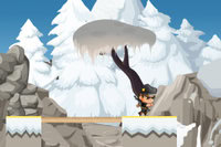 În Stick Soldier, joci ca un soldat traversând golurile periculoase ale unei