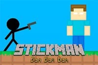 Stickman, trebuie să elimini toți zombii bloc.