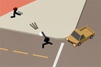 Fii ultimul stickman în picioare în acest joc online nebunesc de battle royale