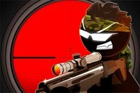 Elimină toate țintele în acest joc online distractiv cu stickman lunetist
