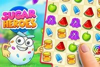 Sugar Heroes te introduce în noul nostru joc puzzle match 3 grozav!
