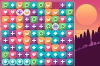Grupează 3 sau mai multe blocuri în jocul relaxant Sunset Valley